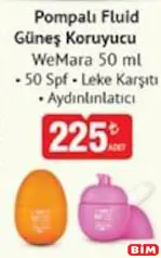 WEMARA POMPALI FLUİD GÜNEŞ KORUYUCU 50 ML 50 SPF
